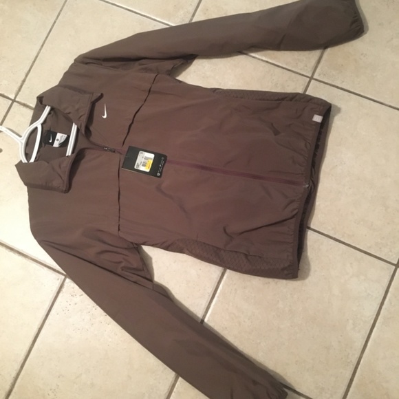 Nike women’s Golf XS jacket tour performance beige brown - Picture 3 of 3